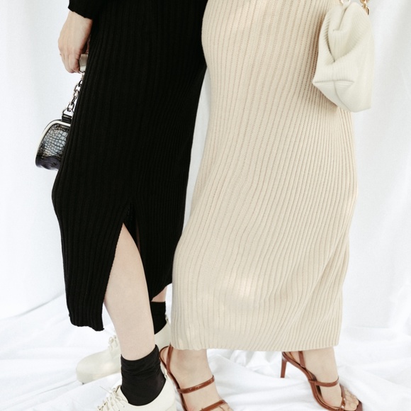 Oatmeal Lauren Oversized Sweater Dress - Picture 10 of 10